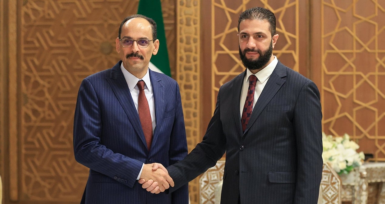 MİT Başkanı Kalın, Şara ile görüştü