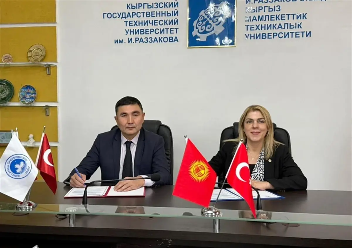 KLÜ Rektörü Kırgızistan’da İşbirliği Görüşmeleri Yaptı