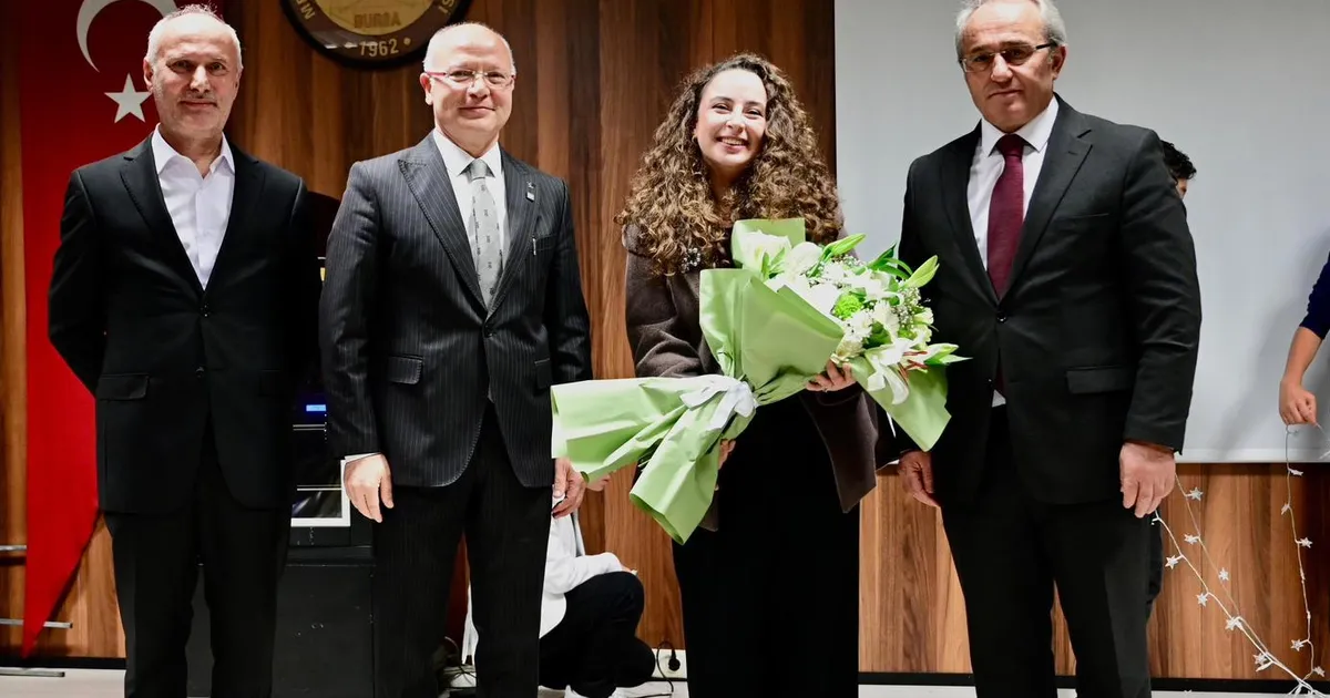 Bursa’da Davut Gürkan’ın mezun olduğu okulda anlamlı buluşma