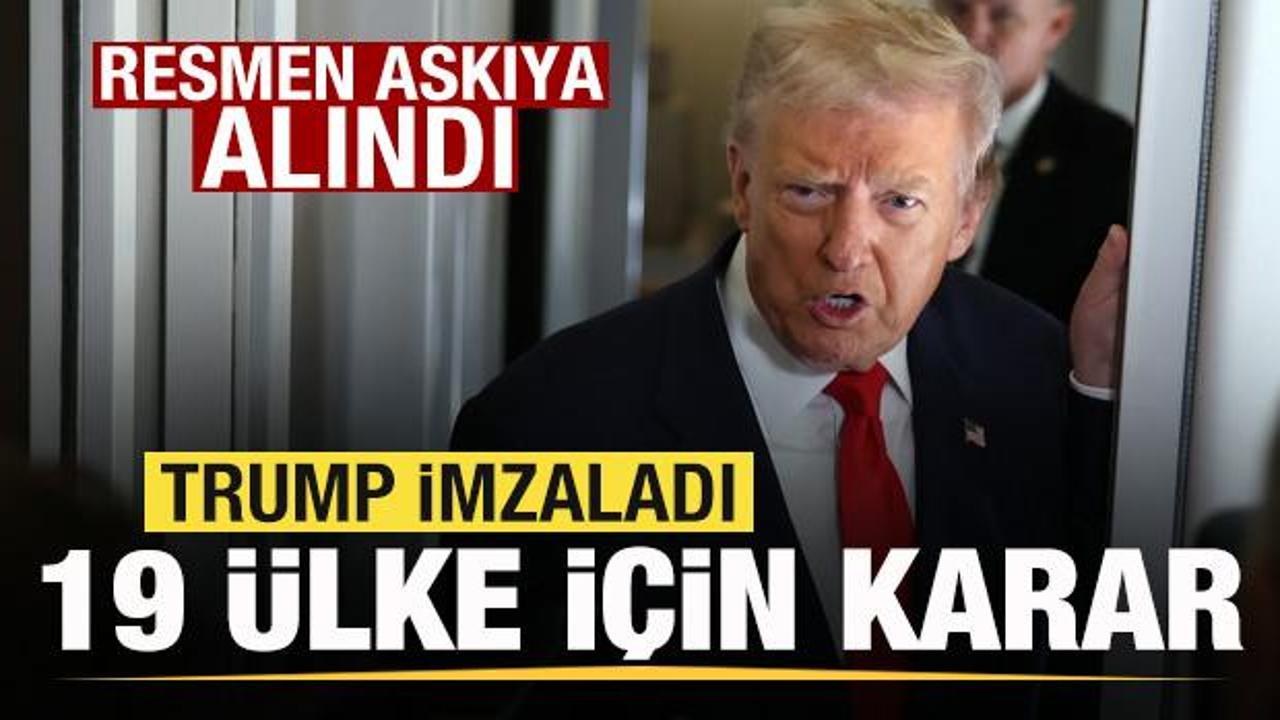 ABD’den 19 ülke için son dakika kararı! Resmen askıya alındı