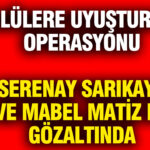 Ünlü İsimlere Uyuşturucu Operasyonu: Serenay Sarıkaya ve Mabel Matiz Gözaltında